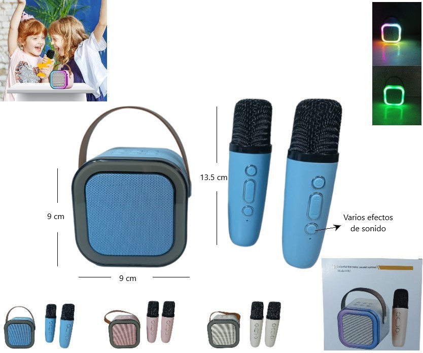 Parlante Karaoke C/ un Microfonos
"k12" - Imagen 6