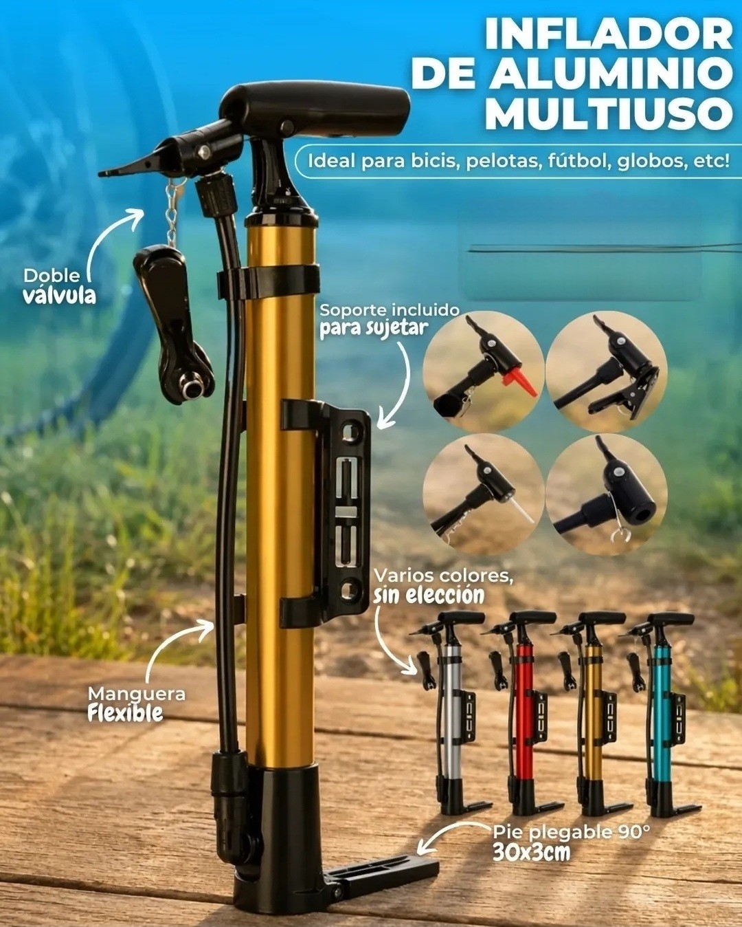 Inflador para Bici, Balon Bp32 - Imagen 4