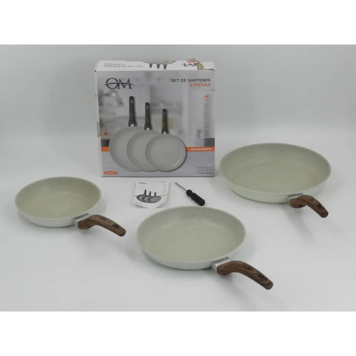 Set de Sartenes Antiadherentes 3pcs - Imagen 5