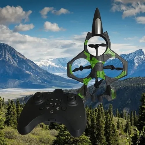 Avión Drone Starfighter Control Remoto Luces Led Resistente - Imagen 5