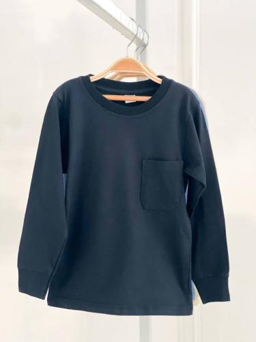 Camiseta Lisa con Bolsillo de Algodón Niño (curva de 7) - Miniatura 3