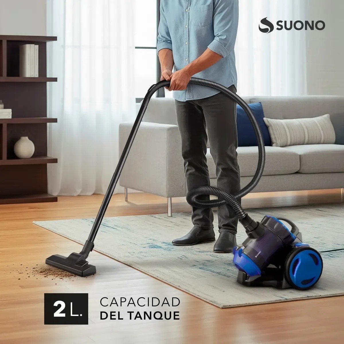 Aspiradora de Hogar Ciclónica Trineo 880w - Imagen 5