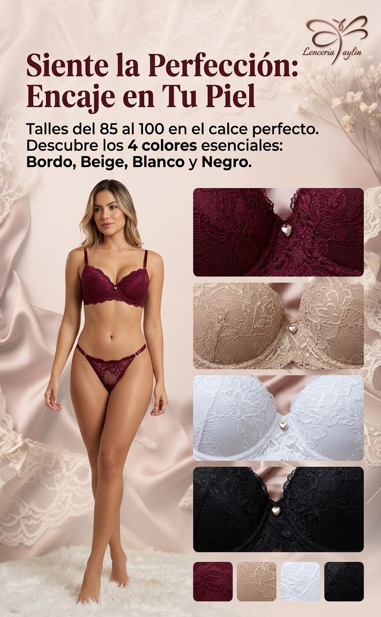 Conjunto Soft Full Encaje - Imagen 3