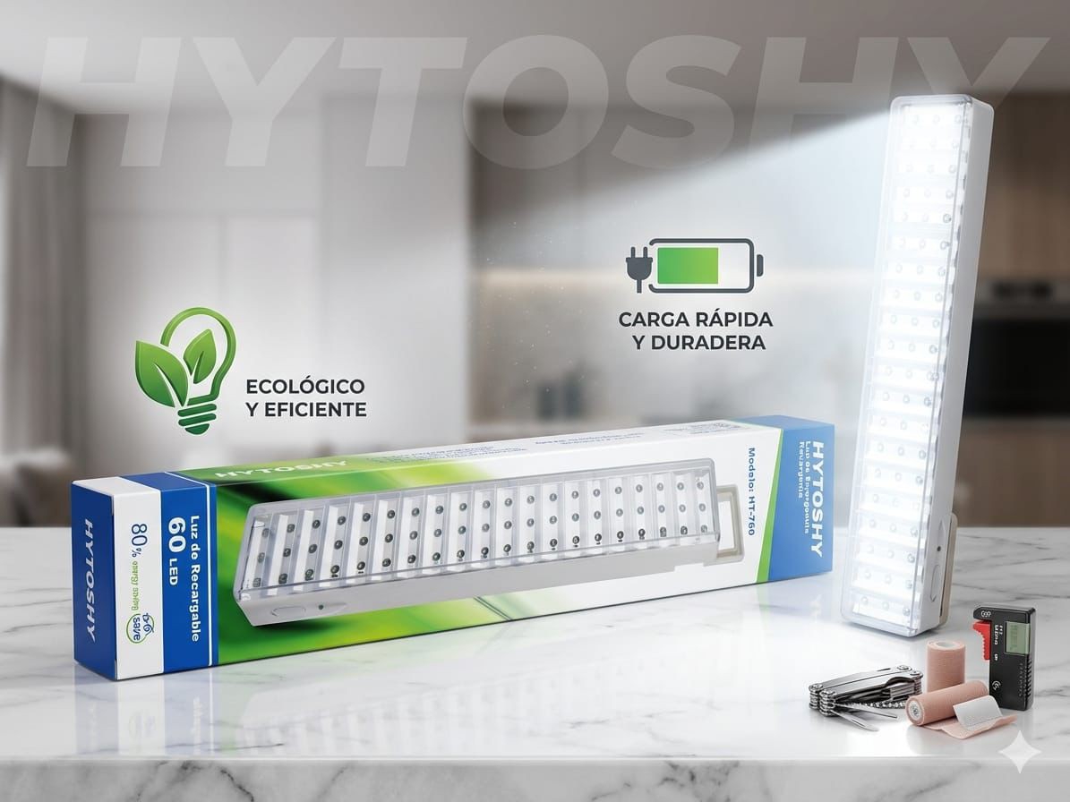 Luz de Emergencia 60 Led Oryx Recargable - Imagen 2