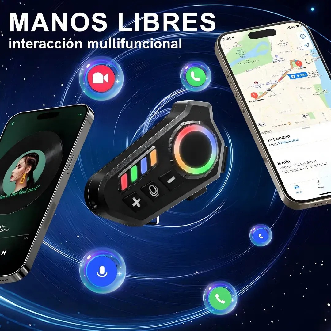 Intercomunicador Bluetooth para Motociclista - Imagen 4