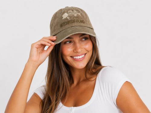 Cap Combinado Vintage con Bordado