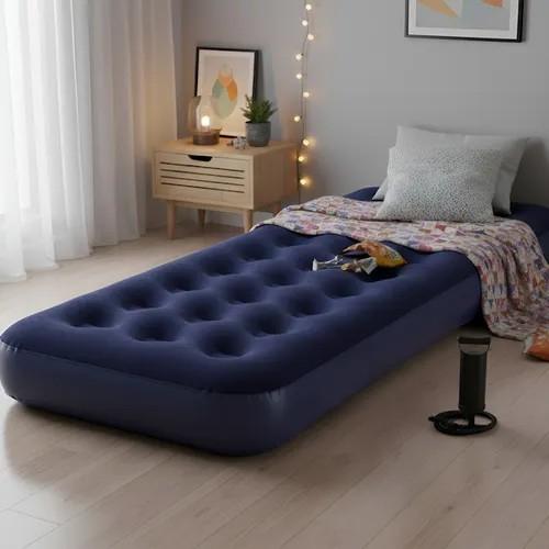 Colchon Inflable + Inflador Manual