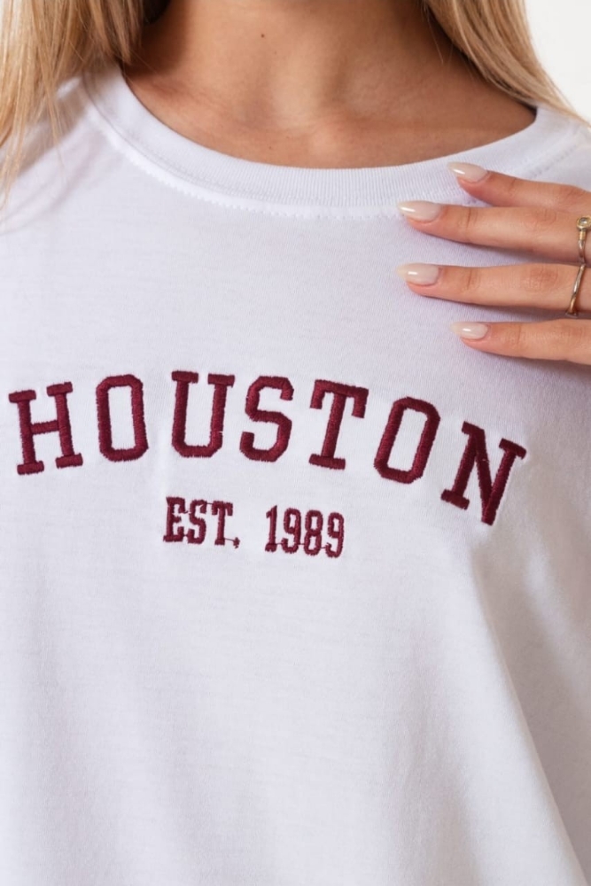Remeras Bordadas Over Houston/california/ny - Imagen 2