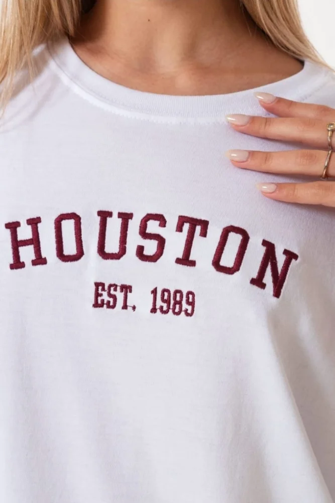Remeras Bordadas Over Houston/california/ny - Imagen 2