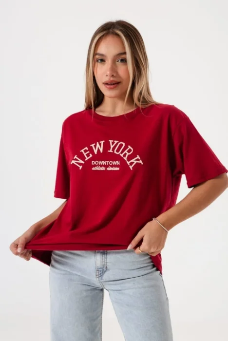Remeras Bordadas Over Houston/california/ny