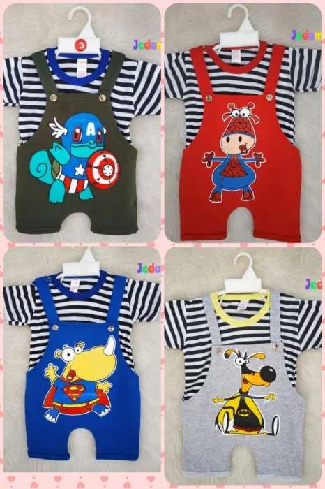 Jardineros Baby Superheroes