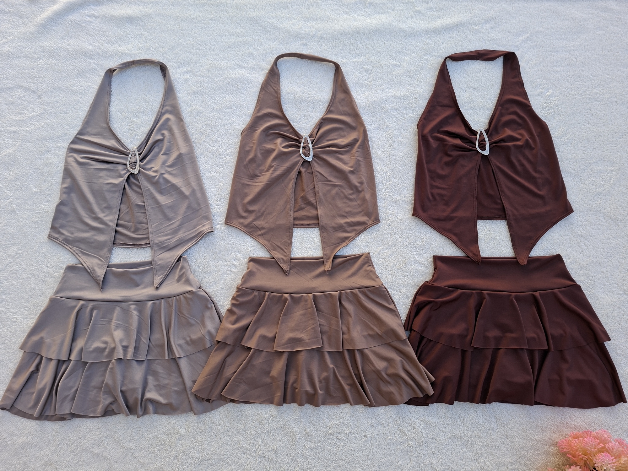 Conjunto  Pollera Short + Top Mariposa - Imagen 2