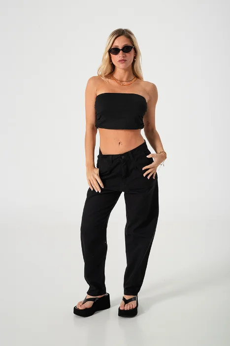 1264 Slouchy Negro Rígido