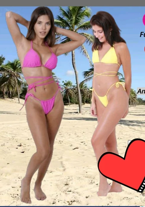 Bikini Tiras Cruzadas e Torso