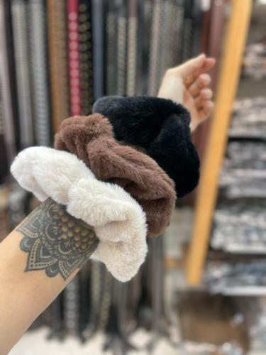 Scrunchie de Piel
