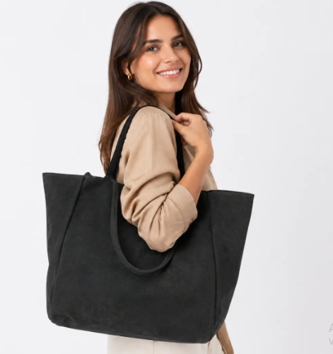 Tote Bag de Gamuza Importada