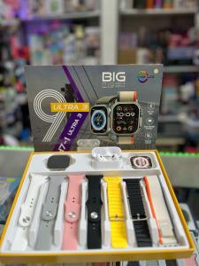 Kit Auricular y Reloj Smart C/7malla Intercambiable