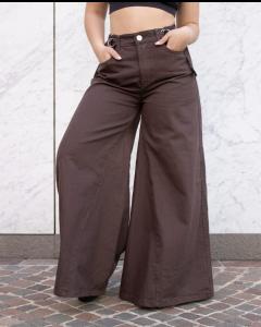 Premiun Maxi Palazzo Jean Chocolate