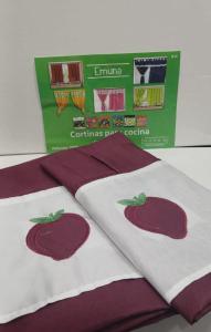 Cortina Cocina Bordada