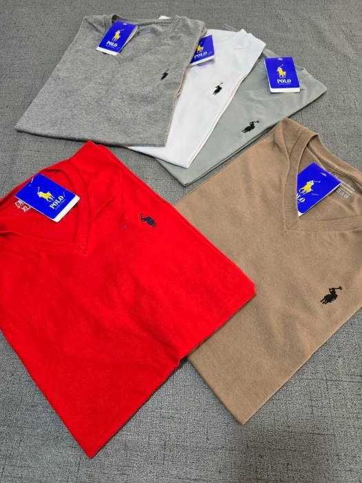 Polo Cuello  en V Excelente Calidad