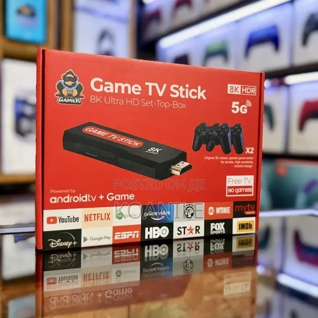 Consola Tv Stick Android Conversor a Smart 8k C/2 Joysticks - Imagen 2