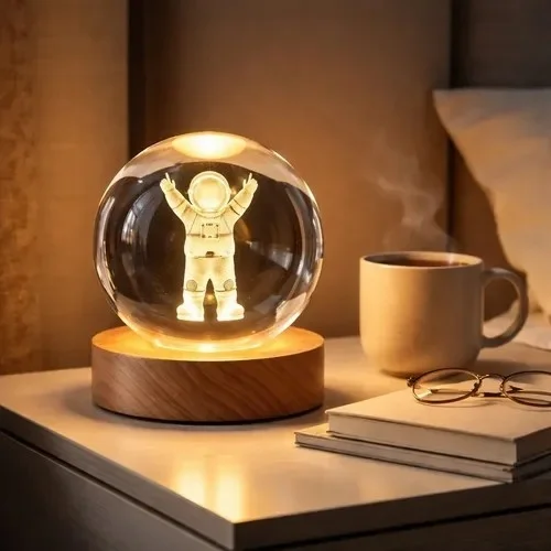 Bola Led de Cristal 8cm - Imagen 1
