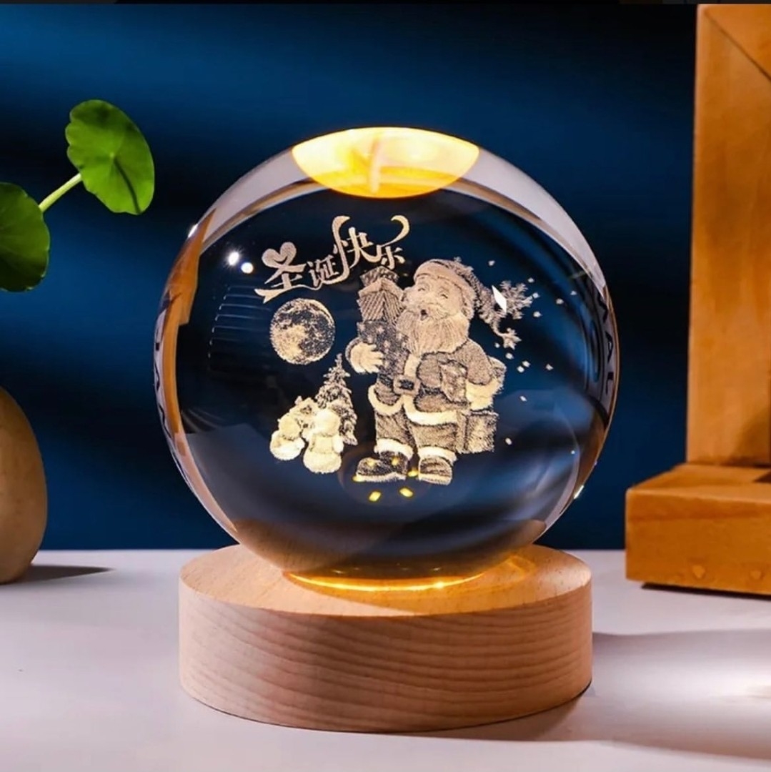 Bola Led de Cristal 8cm - Imagen 2