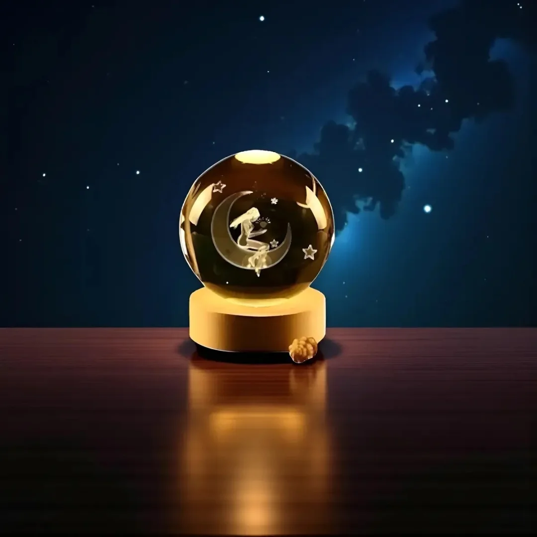 Bola Led de Cristal 8cm - Imagen 3