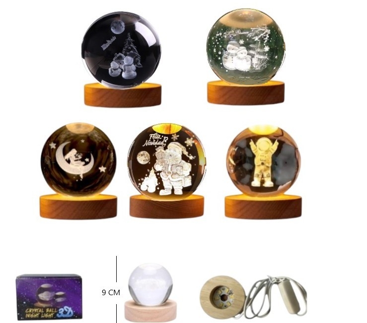Bola Led de Cristal 8cm - Imagen 8