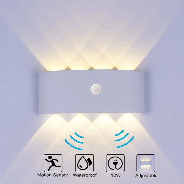 Led de Pared Bidireccional Rgb C/sensor Imantada