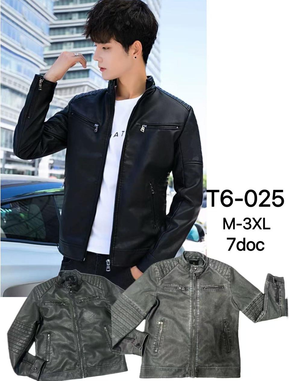 Campera Eco Cuero Yd Talle Especial /normal - Imagen 4