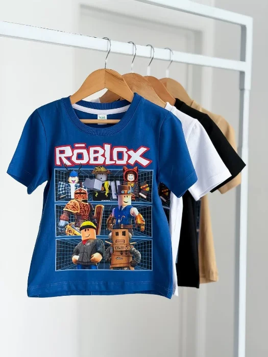 Remera Roblox Estampada Niño