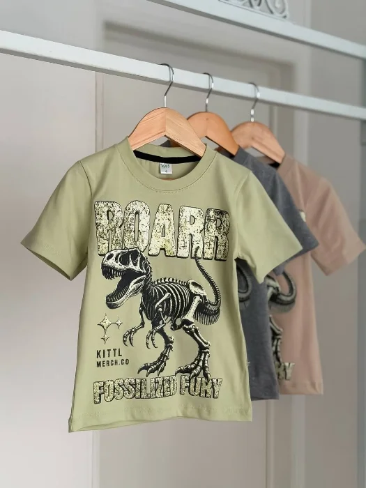 Remera Estampada Dino para Niño