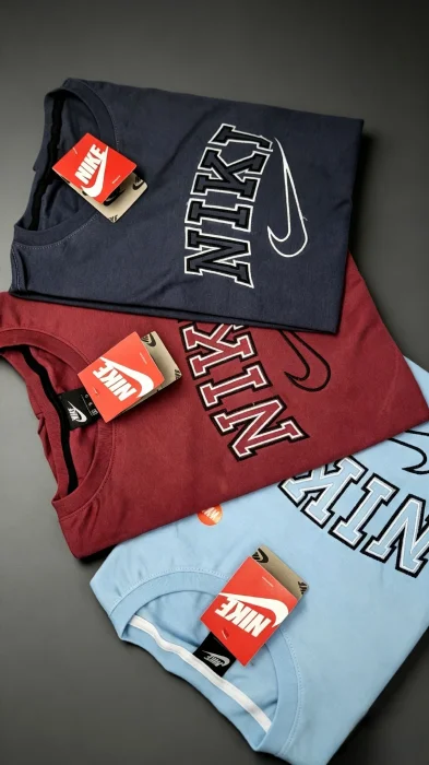 Remeras Algodón Bordadas Nik Excelente Calidad