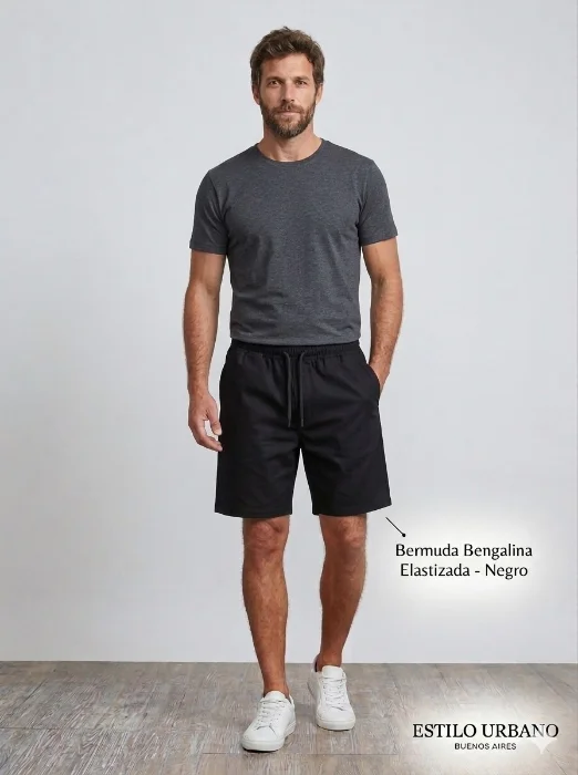 Bermudas Lisas Premium