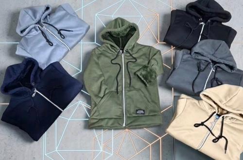 Campera Niño Jersey con Piel