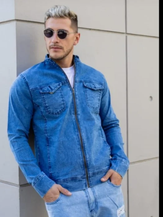 Campera Jeans Elastizado con Sierre