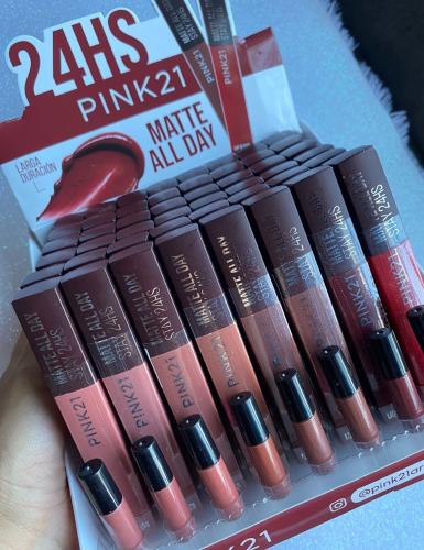 Labial Liquido Matte de 24hs de Pink 21 - Miniatura 4