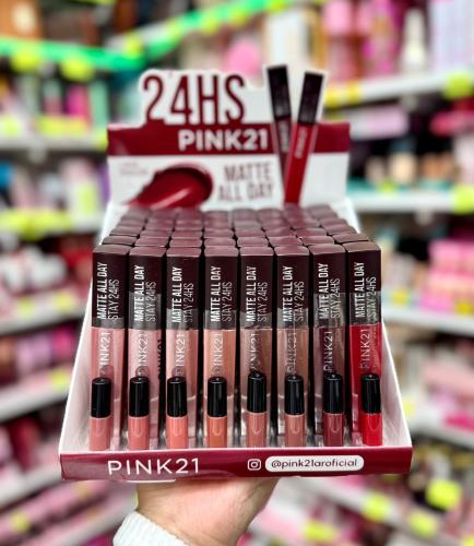 Labial Liquido Matte de 24hs de Pink 21 - Miniatura 7