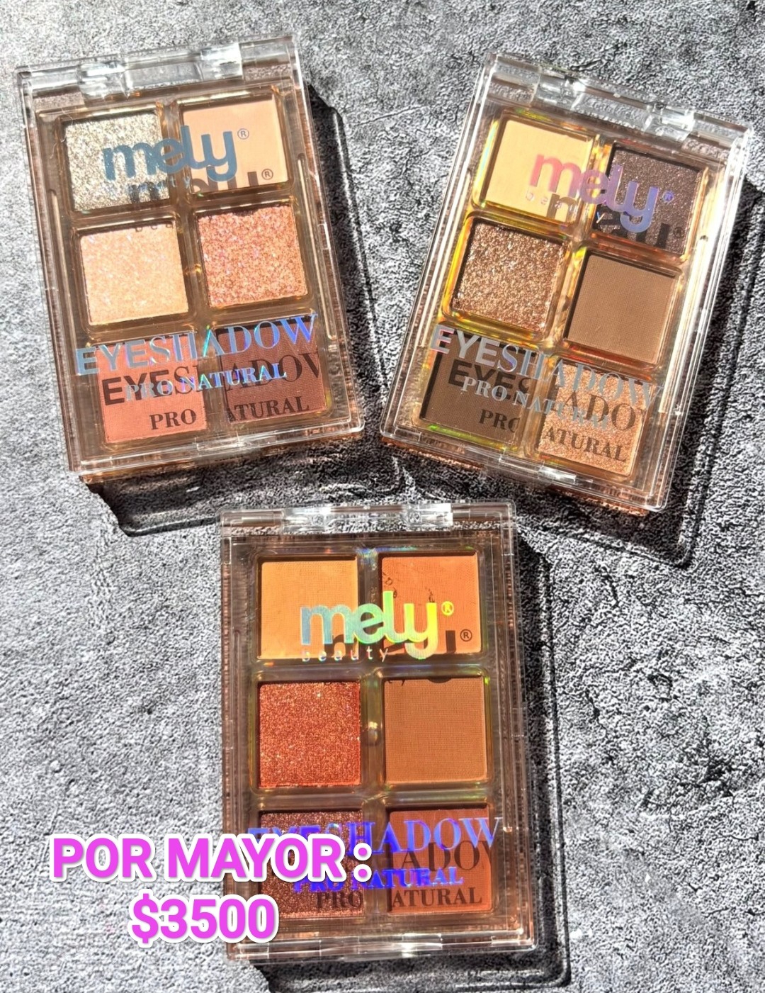 Sombras Matte y Satinadas de Mely (aprobado por Anmat) - Imagen 4