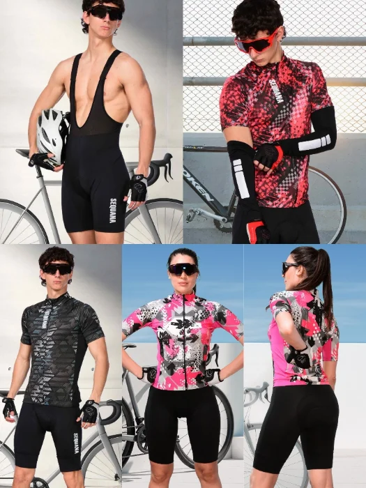 Calza de Ciclismo con Badana Unisex Termoformada y Remeras