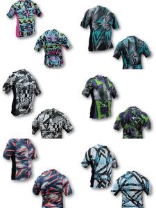 Jersey de Ciclismo Unisex con Bolsillo Atrás