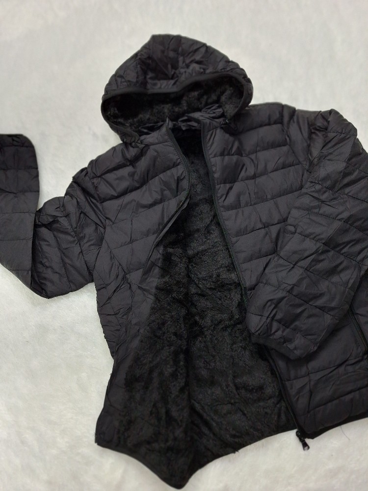 Campera Hombre Importada con y sin Piel Negra - Imagen 2