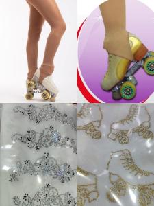 Pollerin, Medias de Patin, Cubrepatin, Danza Patín - Miniatura 4