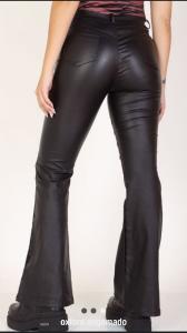 Pantalón Oxford Engomado Negro - Miniatura 2