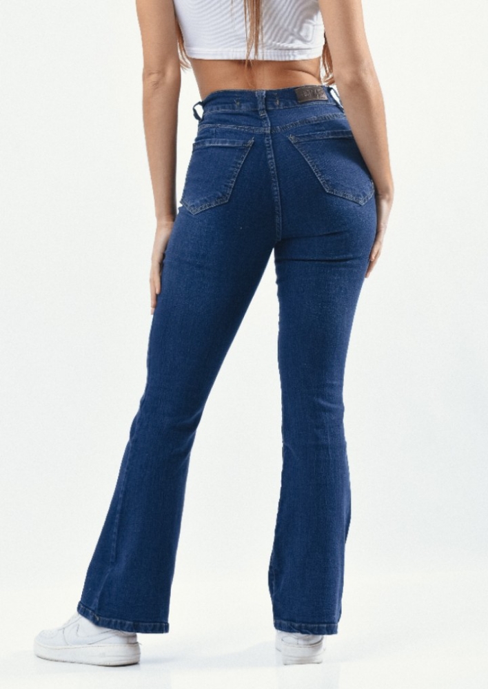 Jean Oxford " Azul " Dama Elastizado - Imagen 4
