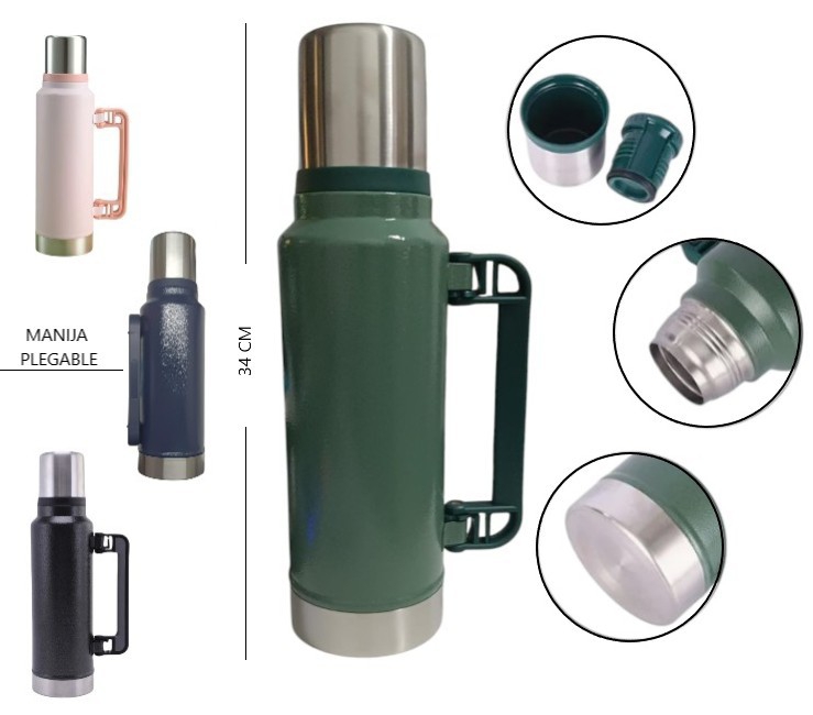 Termo de Acero con Manija 1200 L - Imagen 4