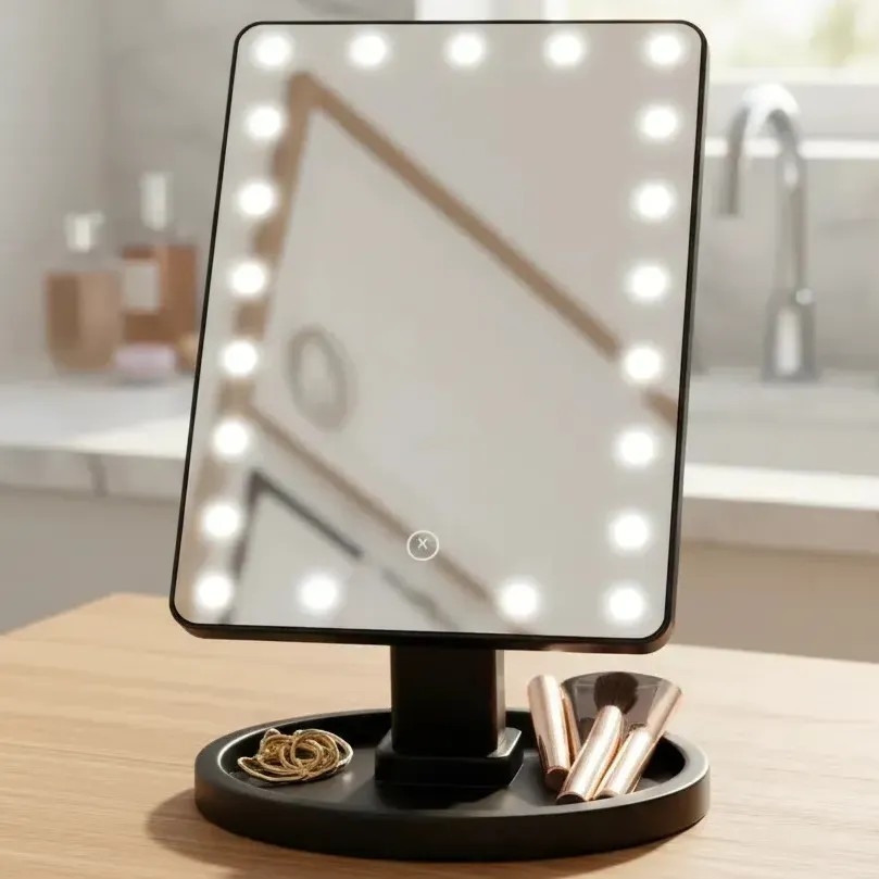 Espejo Led Luz Fria a Pila y Usb - Imagen 3