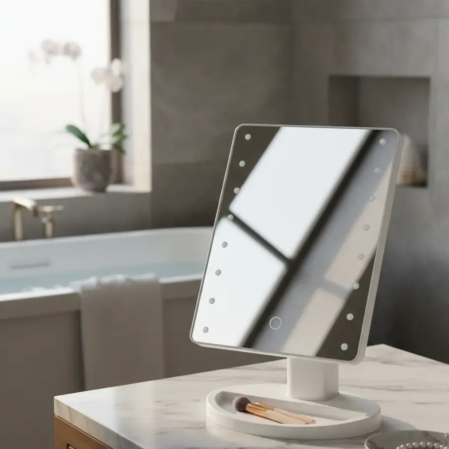Espejo Led Luz Fria a Pila y Usb - Imagen 5