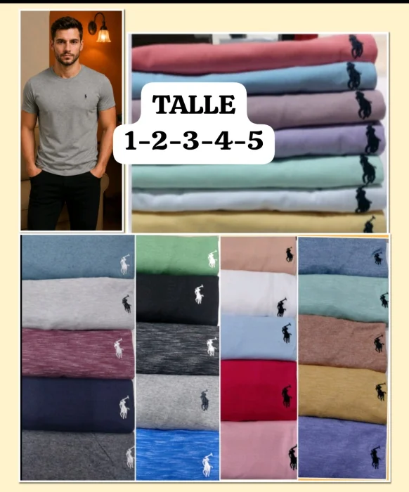 Remeras Polo de Hombre Algodón Peinado